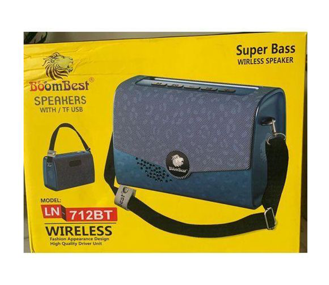 Enceinte Bluetooth portable BoomBest LN-712 avec basses puissantes