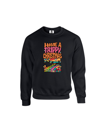 c619 trippy christmas+Sweat Black.jpg