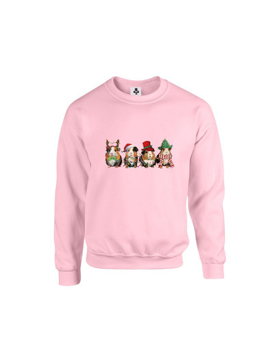 C471 Guinea Pig Christmas+Sweat Baby Pink.jpg