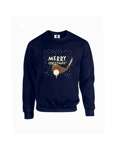 C459 golf tee merry christmas+Sweat Navy.jpg