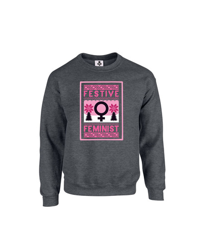 c617 festive feminist+Sweat Dark Heather.jpg