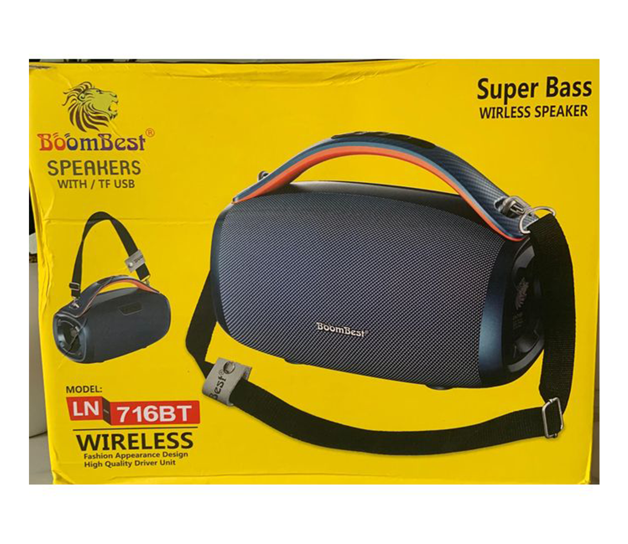 BoomBest LN-716 BT – Enceinte Bluetooth portable Super Bass