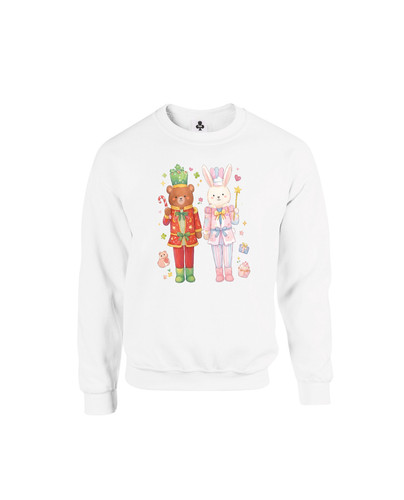 c578 bear and bunny nutcracker+Sweat White.jpg
