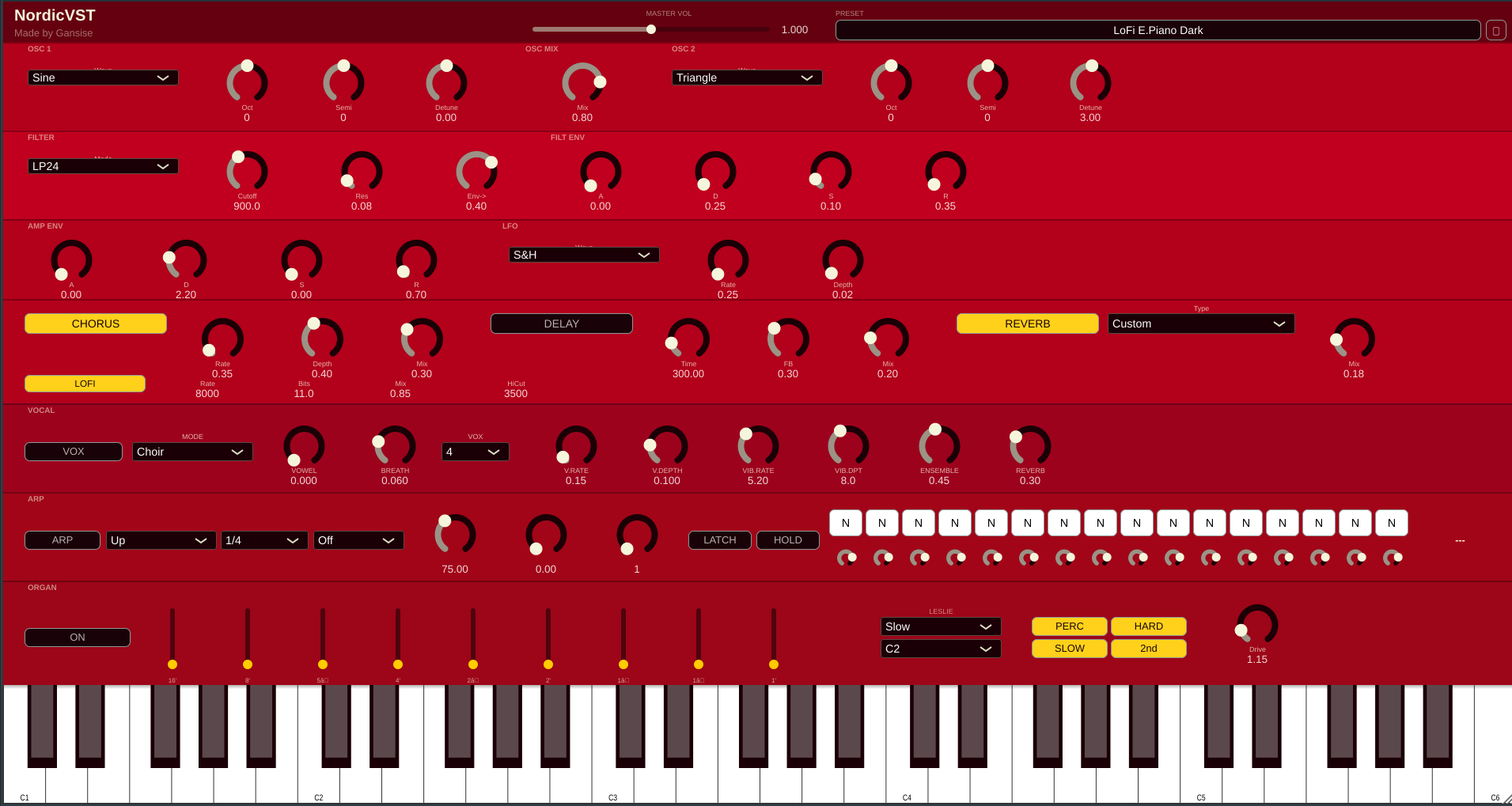 NordicVST — VST Plugins project by Metatronicx Audio Systems