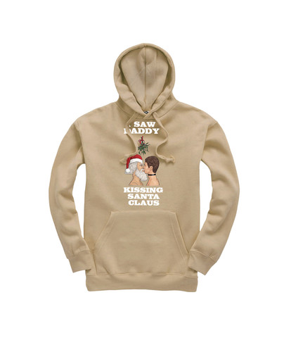 c568 daddy kissing santa+Beige Hoodie 02.jpg