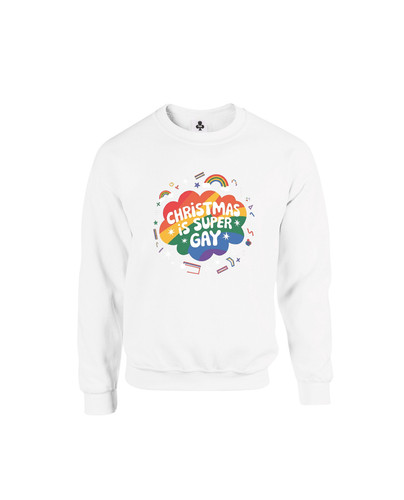 c655 christmas is super gay+Sweat White.jpg