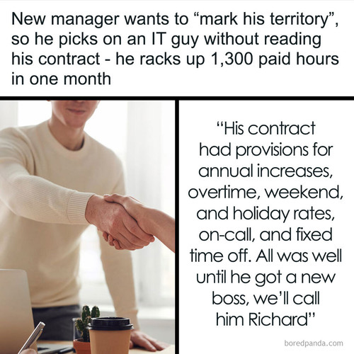 new boss ignores contractors contract.jpg