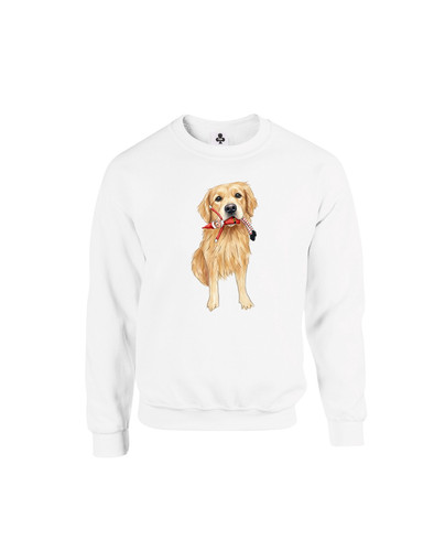 C435 dog with elf+Sweat White.jpg