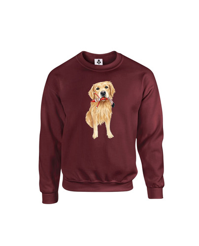 C435 dog with elf+Sweat Burgundy.jpg