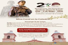Bicentenario natalicio Beato Esquiú: acto cultural y misa coral en la Catedral