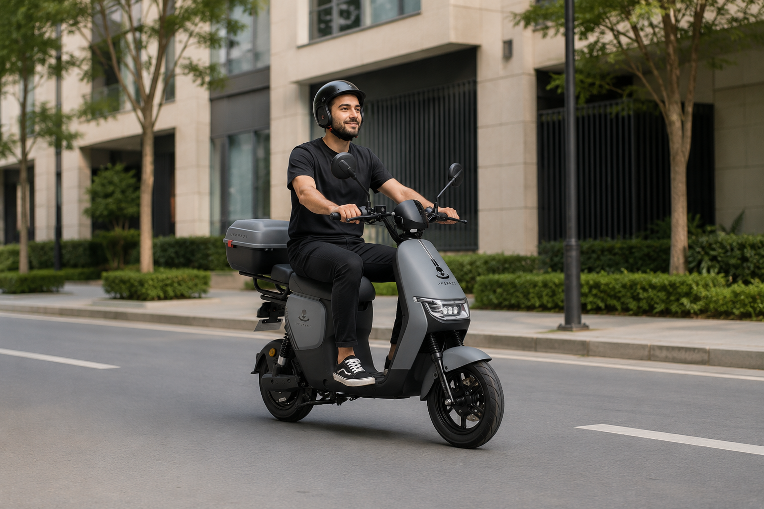 Side profile of the V-Cruiser, designed for long-distance comfort.