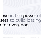 Seasons v2 Brand Introduction — "Real Assets, Lasting Wealth" Statement Spread