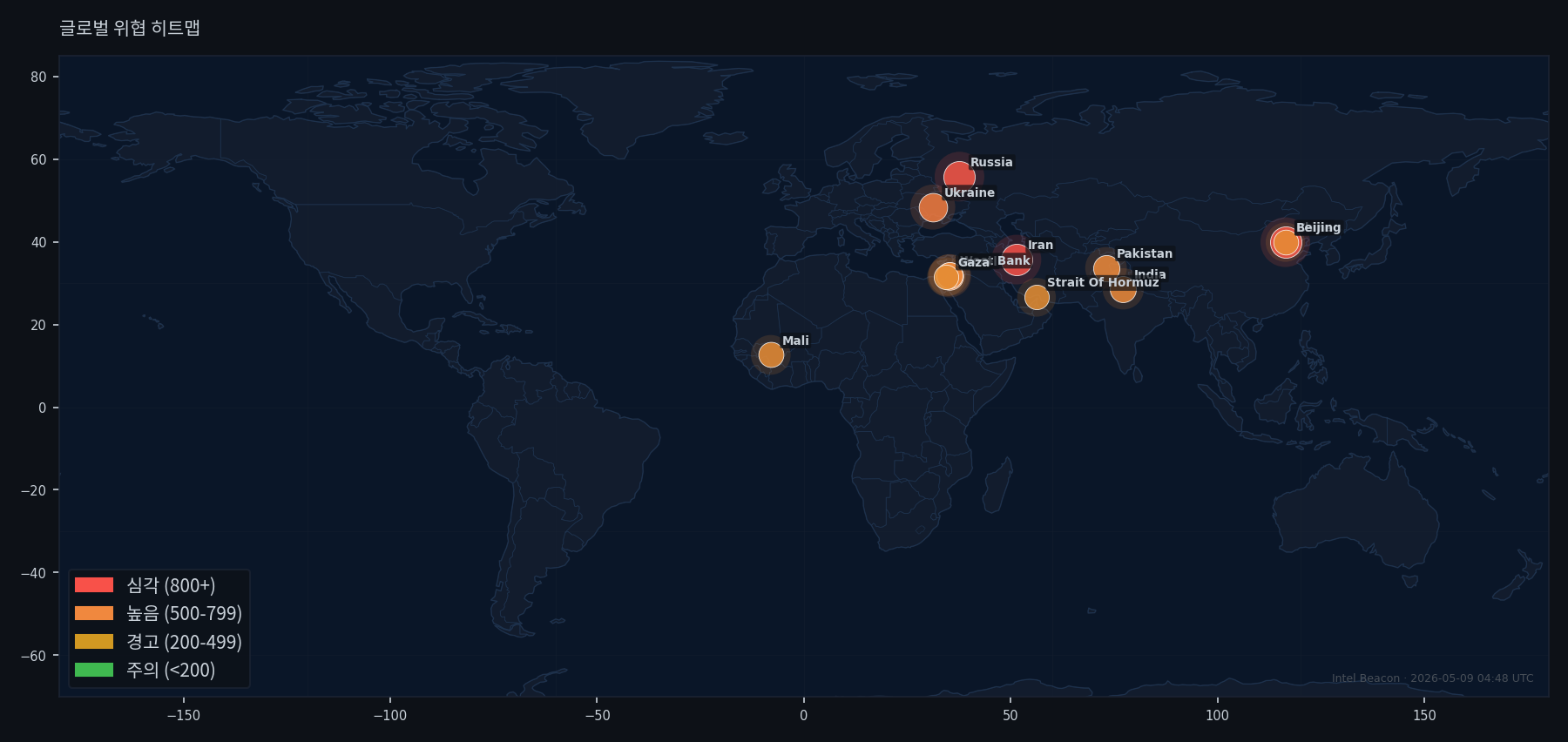 Global Threat Heatmap
