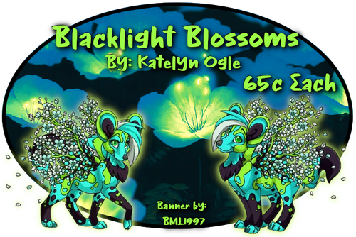 blacklight blossoms