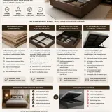 materials construction hydraulic storage beds