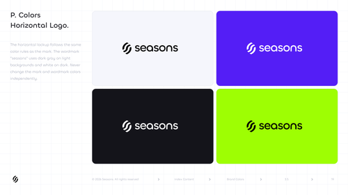 Seasons v2 Primary Colors Horizontal Logo — Wordmark Color Rule (Brand Guidelines).png
