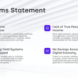 Seasons v2 Brand Deck Slide 3 — Problems Statement (4 Canonical Problems)