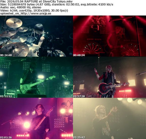 [TV-Variety] D’espairsRay – LIVE 2026 RAPTURE (ZAIKO Channel 2026.05.04)