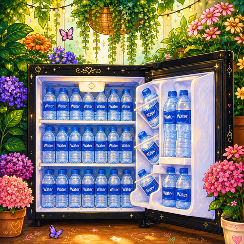 water in the beer fridge.png