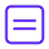 Seasons v2 Equals Square Glyph — UI Element PNG