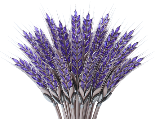 Seasons v2 Lavender Bouquet 3D Brand Element.png