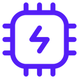 Seasons v2 Processor Power Icon — UI Element SVG