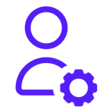 Seasons v2 User Gear Icon — UI Element SVG