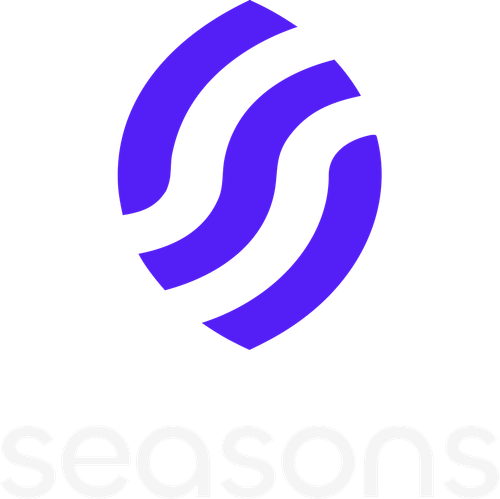 Seasons v2 Vertical Logo Lockup — Dark+White Mixed-Tone Variant (SVG).png
