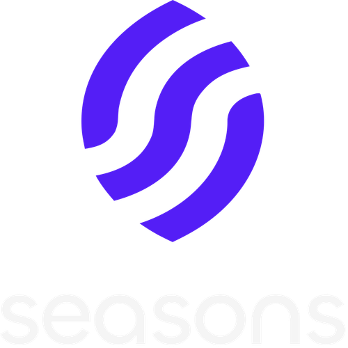 Seasons v2 Vertical Logo Lockup — Dark+White Mixed-Tone Variant (SVG).png