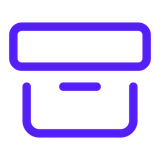 Seasons v2 Box Archive Icon — UI Element SVG