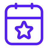 Seasons v2 Calendar Favorite Icon — UI Element SVG