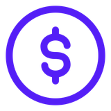 Seasons v2 Currnecy Dollar Circle Icon — UI Element SVG
