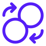 Seasons v2 Coin Swap Icon — UI Element SVG