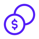 Seasons v2 Currency Dollar Coins Icon — UI Element SVG
