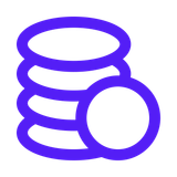 Seasons v2 Coins Stacked Icon — UI Element SVG