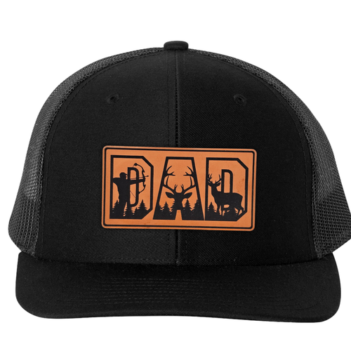 richardson 112 hat dad hunter black.png
