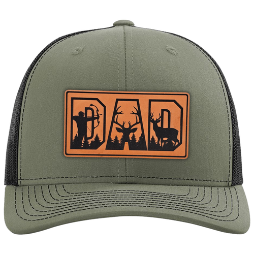 richardson 112 hat dad hunter loden black.png