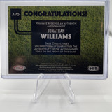 2016 Sage Hit Jonathan Williams Rookie Auto #A75 (2)