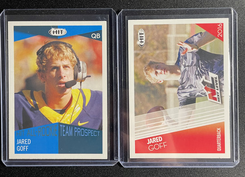 2016 SAGE Hit Jared Goff #129 All Rookie Team Prospect + Base Rookie.1