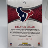2016 Panini Crown Royale Braxton Miller Red Foil 249 Rookie #91 (2)