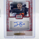 2021 Sage Premier Draft Ian Book Red Border Rookie Auto #A193 (1)