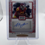 2021 Sage Premier Draft Marlon Tuipulotu Red Border Rookie Auto #A103 (1)