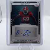 2023 Sage Artistry Broderick Jones Black Border Rookie Auto #ART BJ (1)