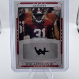 2023 Sage Artistry Will Anderson Jr. Red Border Rookie Auto #ART WA (1)