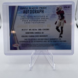 2022 Sage Hit Jammie Robinson Rookie Sneak Peek Auto Red SP (2)