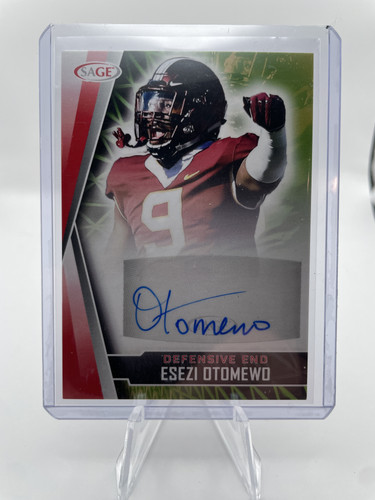 2022 Sage Football Esezi Otomewo Rookie Auto #A EO (1).1