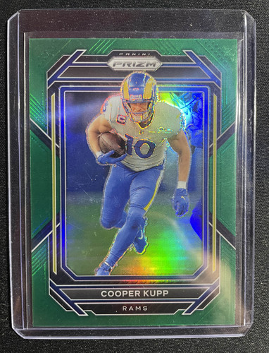 2022 Panini Prizm Cooper Kupp Green Prizm #162 Rams (1).1