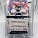 2022 Leaf Draft Christian Harris Yellow Rookie Auto (2)