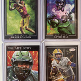 2022 Sage Artistry Canvas Drake London + Kenneth Walker +Kenny Pickett Rookie SP (1)