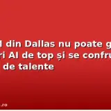 AECOM din Dallas nu poate găsi destui ingineri AI de top și se confruntă cu o criză de talente